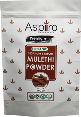 Aspiiro Natural Premium Mulethi Powder, Licorice Powder (100% Pure & Organic)(100 g)
Aspiiro Natural Premium Mulethi Powder, Licorice Powder (100% Pure & Organic)(100 g)
