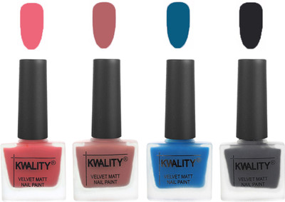 Kwality Multicolor Matte Nail Polish Combo 2901202078 Pink,Dark ,Peacock Blue,Dark Grey(Pack of 4)
Kwality Multicolor Matte Nail Polish Combo 2901202078 Pink,Dark ,Peacock Blue,Dark Grey(Pack of 4)
