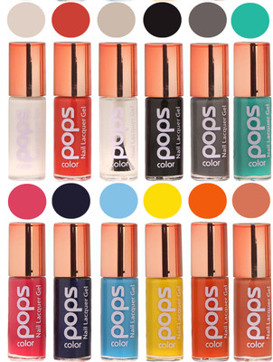 Ramble Pops Colour Nail Polish Combo 5699 Multicolor(Pack of 12) 
Ramble Pops Colour Nail Polish Combo 5699 Multicolor(Pack of 12)