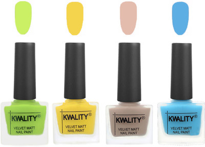 Kwality Multicolor Matte Nail Polish Combo 2901201998 Light Lemon Green,Yellow,Light Baby ,Light Blue(Pack of 4)
Kwality Multicolor Matte Nail Polish Combo 2901201998 Light Lemon Green,Yellow,Light Baby ,Light Blue(Pack of 4)