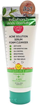 Cathy Doll Acne Solution Serum Foam Cleanser - SPF Na(100 g)