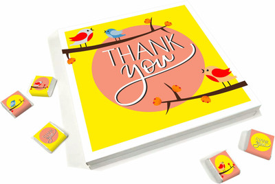 Dear Chocolate 'Thank you' 25 chocolate Gift Box Bars(Pack of 25, 25 Units)