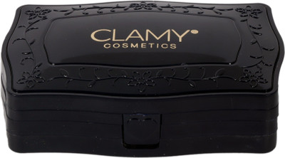 Clamy Fashion color Compact Powder Compact(Beige)