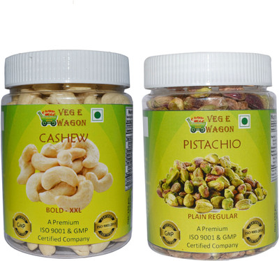 Veg E Wagon Cashew Bold XXl & Pista Plain Regular (250 Each) Cashews, Pistachios(500 g, Plastic Bottle)
Veg E Wagon Cashew Bold XXl & Pista Plain Regular (250 Each) Cashews, Pistachios(500 g, Plastic Bottle)