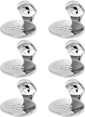 tajhardwaregallery stainless steel soap dishes pack of 6(Silver)