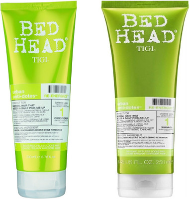 Bed Head Tigi Urban Antidote Re-enrgize Level 1 Shampoo (250ml) + Conditioner (200ml) Kit(Set of 2)
Bed Head Tigi Urban Antidote Re-enrgize Level 1 Shampoo (250ml) + Conditioner (200ml) Kit(Set of 2)