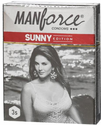 Manforce SUNNY EDITION CONDOM 3 PCS CONDOM Condom(Set of 2, 7S)