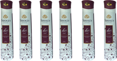 Yardley London Lace Satin (pack of 6) Body Spray - For Women(150 ml, Pack of 6)
Yardley London Lace Satin (pack of 6) Body Spray - For Women(150 ml, Pack of 6)