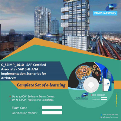 PTNR01A998WXY C_S4IMP_1610 - SAP Certified Associate - SAP S 4HANA Implementation Scenarios for Architects Practice Exam E-Book Set(DVD)
PTNR01A998WXY C_S4IMP_1610 - SAP Certified Associate - SAP S 4HANA Implementation Scenarios for Architects Practice Exam E-Book Set(DVD)