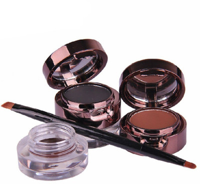maxxgroup muzic flowers Long Lasting Gel Eyeliner, Black and Brown 3 g(black, brown)