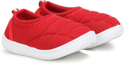 Myau Boys & Girls Slip on Sneakers(Red