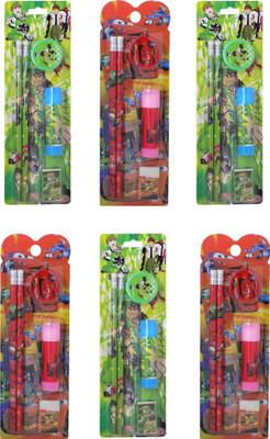 Fully Stationery Set Set Of 6 Pcs Stationary Set For Kids School Use, Stationery Kit For School Going Kids, Pack Of 1 Art Plastic Pencil Box(Set of 6, Multicolor)
Fully Stationery Set Set Of 6 Pcs Stationary Set For Kids School Use, Stationery Kit For School Going Kids, Pack Of 1 Art Plastic Pencil Box(Set of 6, Multicolor)
