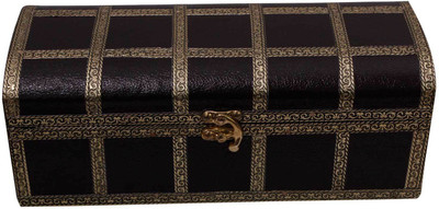 Little Jaipur Box Jewellery Box Vanity Box(Gold)