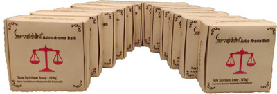 Sarvsiddhi Tula Astro Aroma Bath Natural Handmade Soap Set Of 12(125 g, Pack of 12)