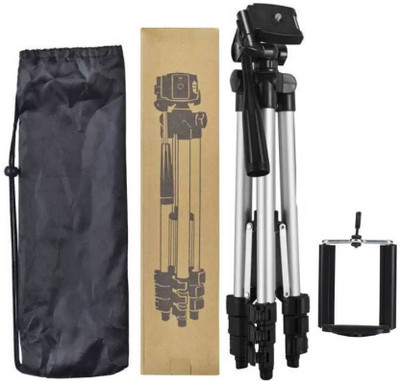 WDS BEST BUY PORTABLE ALUMINIUM BODY 3110 TRIPOD WITH ANTI SLIP LEG SECTION SUPPORT PORTABLE TRIPOD FOR DSLR,CAMERA,TELESCOPE AND ALL SMARTPHONES Tripod (Silver & Black, Supports Up to 1500) Tripod(Black, Silver, Supports Up to 1500 g)
WDS BEST BUY PORTABLE ALUMINIUM BODY 3110 TRIPOD WITH ANTI SLIP LEG SECTION SUPPORT PORTABLE TRIPOD FOR DSLR,CAMERA,TELESCOPE AND ALL SMARTPHONES Tripod (Silver & Black, Supports Up to 1500) Tripod(Black, Silver, Supports Up to 1500 g)