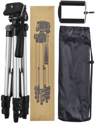 WDS 3110 Mobile & Camera Tripod with Mobile Clip Holder Bracket, 360 ° Horizontal and 90 ° Vertical Swivel with 3-Way Head, with Grip for Head Adjustment Tripod Tripod(Black, Silver, Supports Up to 1500 g)
WDS 3110 Mobile & Camera Tripod with Mobile Clip Holder Bracket, 360 ° Horizontal and 90 ° Vertical Swivel with 3-Way Head, with Grip for Head Adjustment Tripod Tripod(Black, Silver, Supports Up to 1500 g)