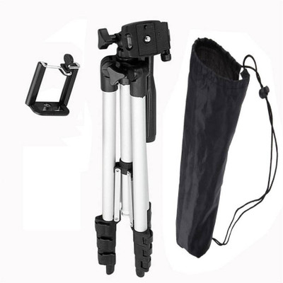 WDS BEST BUY NEW METAL BODY 3110 TRIPOD WITH ANTI SLIP LEG SECTION SUPPORT PORTABLE TRIPOD FOR DSLR,CAMERA,TELESCOPE AND ALL SMARTPHONES Tripod (Silver & Black, Supports Up to 1500) Tripod(Black, Silver, Supports Up to 1500 g)
WDS BEST BUY NEW METAL BODY 3110 TRIPOD WITH ANTI SLIP LEG SECTION SUPPORT PORTABLE TRIPOD FOR DSLR,CAMERA,TELESCOPE AND ALL SMARTPHONES Tripod (Silver & Black, Supports Up to 1500) Tripod(Black, Silver, Supports Up to 1500 g)