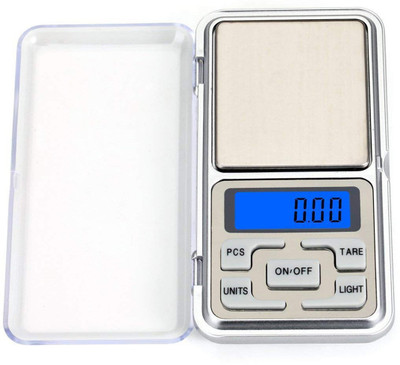 Aryshaa Good Quality Pocket Size Digital Mini Scale for Upto 200 Grams For Home and Commercial Purpose Weighing Scale(Silver)
Aryshaa Good Quality Pocket Size Digital Mini Scale for Upto 200 Grams For Home and Commercial Purpose Weighing Scale(Silver)