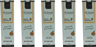 Al Nuaim Royal Prophecy (pack of 5) Perfume Body Spray - For Men & Women(100 ml, Pack of 5)
Al Nuaim Royal Prophecy (pack of 5) Perfume Body Spray - For Men & Women(100 ml, Pack of 5)