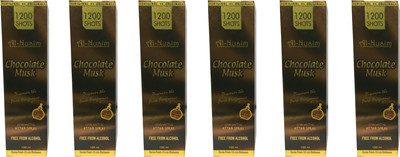 Al Nuaim Chocolate Musk (pack of 6) Perfume Body Spray - For Men & Women(100 ml, Pack of 6)
Al Nuaim Chocolate Musk (pack of 6) Perfume Body Spray - For Men & Women(100 ml, Pack of 6)