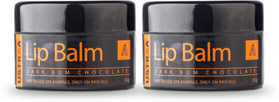 Ustraa Lip Balm for men Dark rum(Pack of: 2, 20 g)