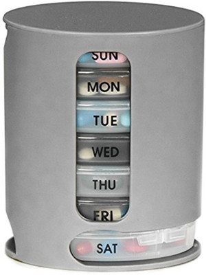 ZURU BUNCH 7-day Pill Pro Weekly Tablet Medicine Storage Organizer Box Pill Box Pill Box(Grey)
ZURU BUNCH 7-day Pill Pro Weekly Tablet Medicine Storage Organizer Box Pill Box Pill Box(Grey)