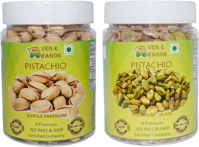Veg E Wagon Pista Whole Premium & Pista Premium Plain (250 Each) in Pet Jar Pistachios, Pistachios(500 g, Mason Jar)
Veg E Wagon Pista Whole Premium & Pista Premium Plain (250 Each) in Pet Jar Pistachios, Pistachios(500 g, Mason Jar)