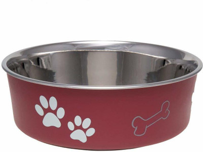 Pets Empire Round Stainless Steel Pet Bowl(900 ml Silver)