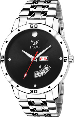Fogg 2049-BK Black Day and Date Watch - For Men