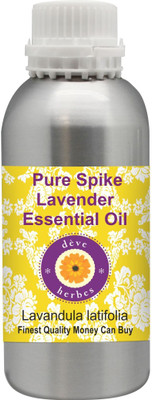 Deve Herbes Pure Spike Lavender Essential Oil (Lavandula latifolia) 100% Natural Therapeutic Grade Steam Distilled(300 ml)
Deve Herbes Pure Spike Lavender Essential Oil (Lavandula latifolia) 100% Natural Therapeutic Grade Steam Distilled(300 ml)