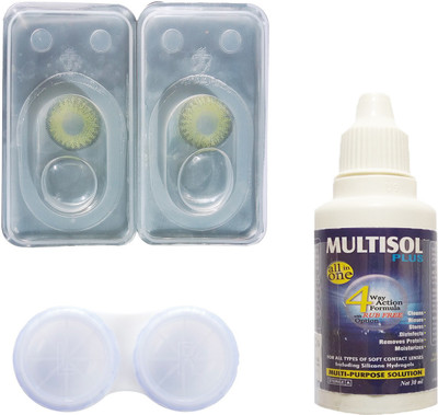 Crystal green coloured Contact lenses with Case & solution Monthly Contact Lens Quaterly Contact Lens(0, green, Pack of 1)
Crystal green coloured Contact lenses with Case & solution Monthly Contact Lens Quaterly Contact Lens(0, green, Pack of 1)