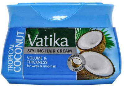 Vatika Tropical Coconut Volume&Thickness For Weak&Limp Hair Hair Cream(140 ml)