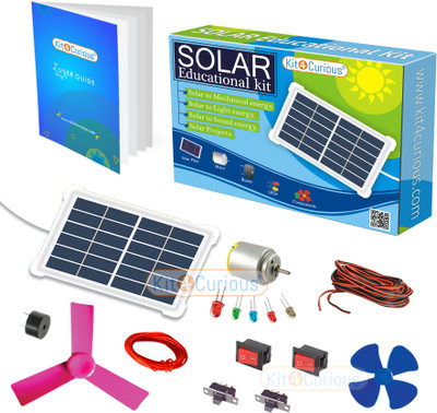 NASA Tech 19 items in 1 solar Multi-purpose educational energy kit(Multicolor)