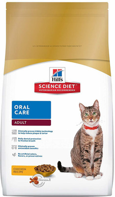 Hills Science Diet Adult Oral Care Dry Cat Food for Dental Health, Chicken 1.5 kg Dry Cat Food
Hills Science Diet Adult Oral Care Dry Cat Food for Dental Health, Chicken 1.5 kg Dry Cat Food