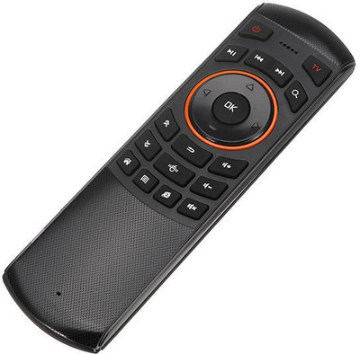 Microware X6 AIR MOUSE 2.4GHZ WIRELESS KEYBOARD Remote Controller(Black)