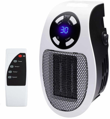 CBEX Smart Space Room Wall Outlet Plug in 500W Fan Room Heater