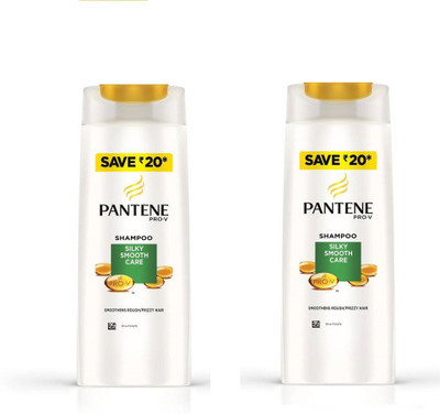 pantene Silky Smooth Care Shampoo 180ml pack of 2(360 ml)