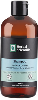 Herbal Scientific Pollution Defense, Stress Relief & Hair Growth Shampoo : Bamboo Charcoal, Clove & Peppermint, 300ml(300 ml)
Herbal Scientific Pollution Defense, Stress Relief & Hair Growth Shampoo : Bamboo Charcoal, Clove & Peppermint, 300ml(300 ml)
