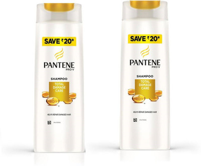 pantene Total Damage Care Shampoo 180 ml pack of 2(360 ml)