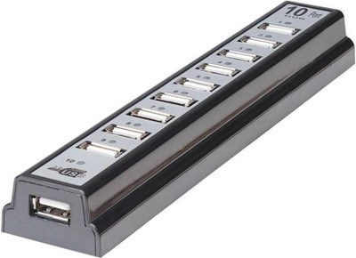 Rexter Hi Speed 480 Mbps Premium Quality 10 Port Usb Hub Maximum Data Transfer Rate USB Hub USB Adapter(Black, Silver)
Rexter Hi Speed 480 Mbps Premium Quality 10 Port Usb Hub Maximum Data Transfer Rate USB Hub USB Adapter(Black, Silver)