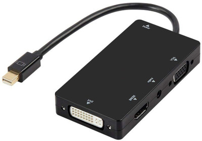 Microware Mini Displayport to HDMI/VGA/DVI/Audio Adapter 4-in-1,Gold Plated Thunderbolt Converter Laptop to Projector Monitor HDTV Video Connector HDMI Cable(Compatible with MacBook Air, iMac, Mac mini, Mac Pro, Black)
Microware Mini Displayport to HDMI/VGA/DVI/Audio Adapter 4-in-1,Gold Plated Thunderbolt Converter Laptop to Projector Monitor HDTV Video Connector HDMI Cable(Compatible with MacBook Air, iMac, Mac mini, Mac Pro, Black)