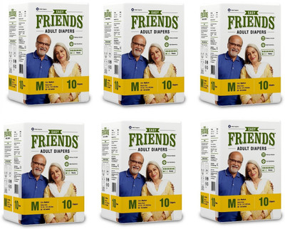 NOBEL HYGIENE FRIENDS Adult Diapers - M(60 Pieces)