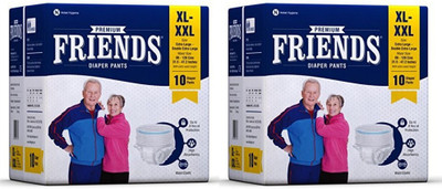 NOBEL HYGIENE FRIENDS PREMIUM ADULT DIAPER PANT STYLE - XL - XXL(20 Pieces)
NOBEL HYGIENE FRIENDS PREMIUM ADULT DIAPER PANT STYLE - XL - XXL(20 Pieces)