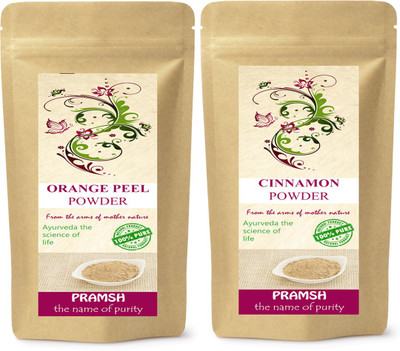 PRAMSH Premium Quality Orange Peel 200gm & Cinnamon (Dalchini) 400gm Powder Combo(600 g)
PRAMSH Premium Quality Orange Peel 200gm & Cinnamon (Dalchini) 400gm Powder Combo(600 g)