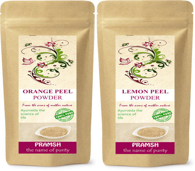 PRAMSH Premium Quality Orange Peel 200gm & Lemon Peel 300gm Powder Combo(500 g)
PRAMSH Premium Quality Orange Peel 200gm & Lemon Peel 300gm Powder Combo(500 g)