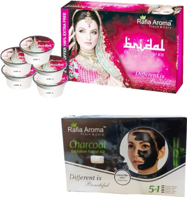 rafia aroma Charcoal & Bridal Facial Kit 620 g(Set of 2)
rafia aroma Charcoal & Bridal Facial Kit 620 g(Set of 2)