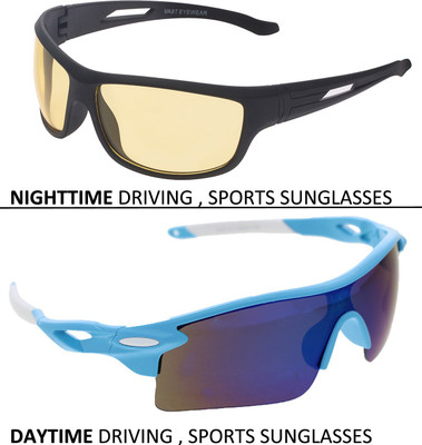 Vast Combo Of Night Vision And Day UV Protection Motorcycle Cycling Goggles(Blue, Black), Black;blue
Vast Combo Of Night Vision And Day UV Protection Motorcycle Cycling Goggles(Blue, Black), Black;blue