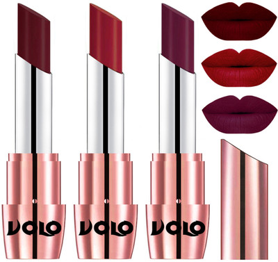 Volo Perfect Creamy with Matte Lipsticks Combo, Lip Gifts to love(Maroon, Red, Wine)
Volo Perfect Creamy with Matte Lipsticks Combo, Lip Gifts to love(Maroon, Red, Wine)
