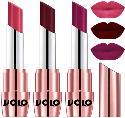 Volo Perfect Creamy with Matte Lipsticks Combo, Lip Gifts to love(Pink, Maroon, Magenta)
Volo Perfect Creamy with Matte Lipsticks Combo, Lip Gifts to love(Pink, Maroon, Magenta)