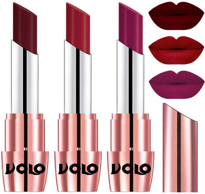 Volo Perfect Creamy with Matte Lipsticks Combo, Lip Gifts to love(Maroon, Red, Magenta)
Volo Perfect Creamy with Matte Lipsticks Combo, Lip Gifts to love(Maroon, Red, Magenta)